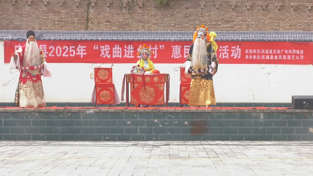 庆城县2025戏曲进乡村庆城镇东王塬村095